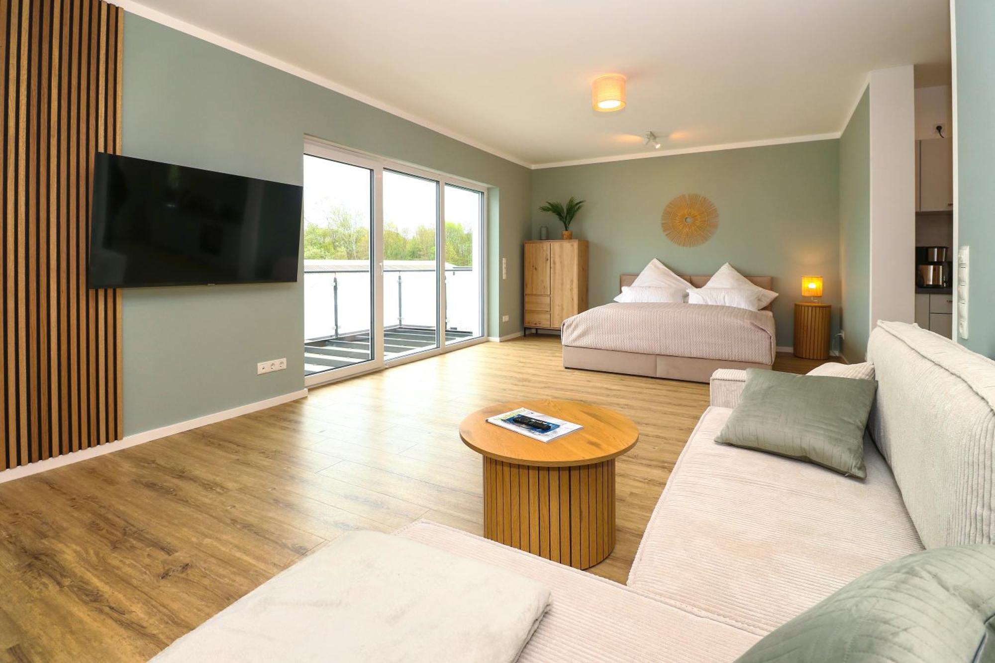 Lightplace - Moderne Apartments In Braunschweig - Balkon - Netflix - Am Kanal Eksteriør billede